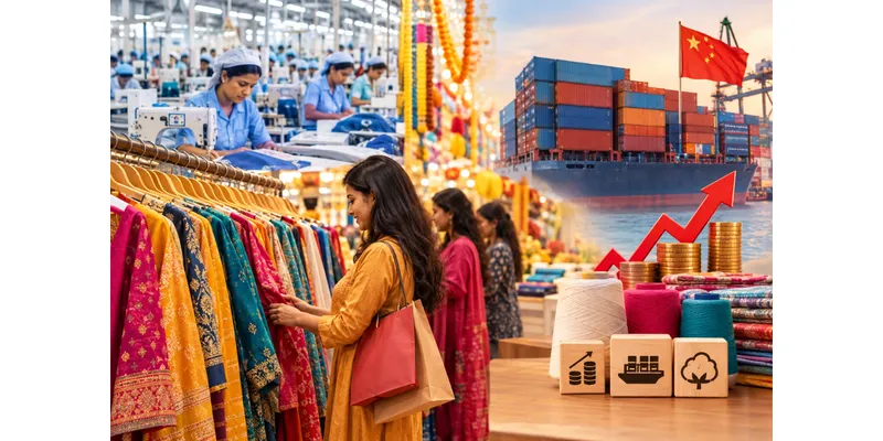 Festivals Drive Textile Sales Growth, but China Imports Worry Indian Retailers